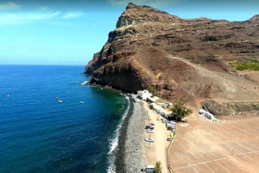 Casa Costera Playa De Tasarte Villa San Nicolás Eksteriør bilde