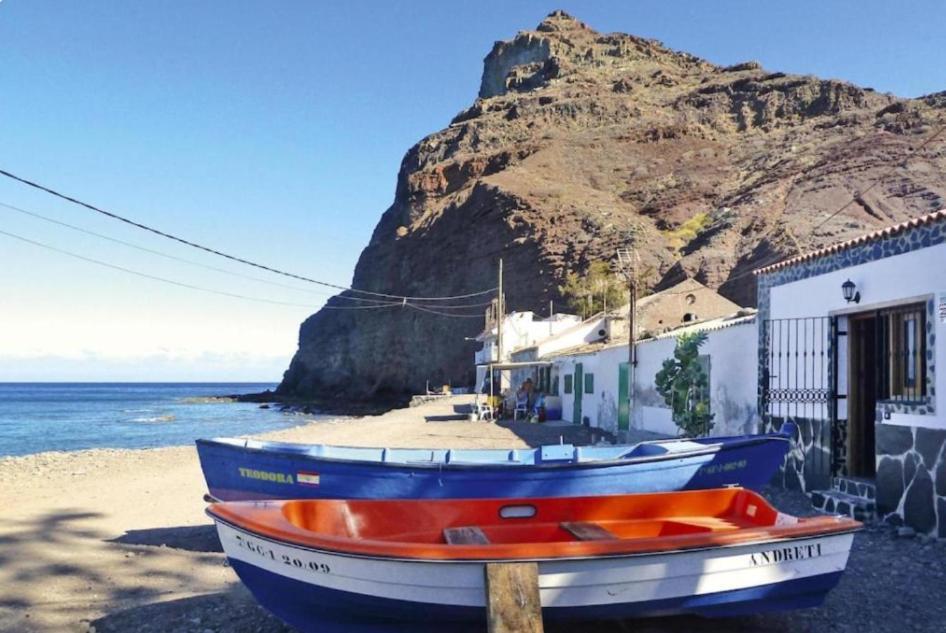 Casa Costera Playa De Tasarte Villa San Nicolás Eksteriør bilde