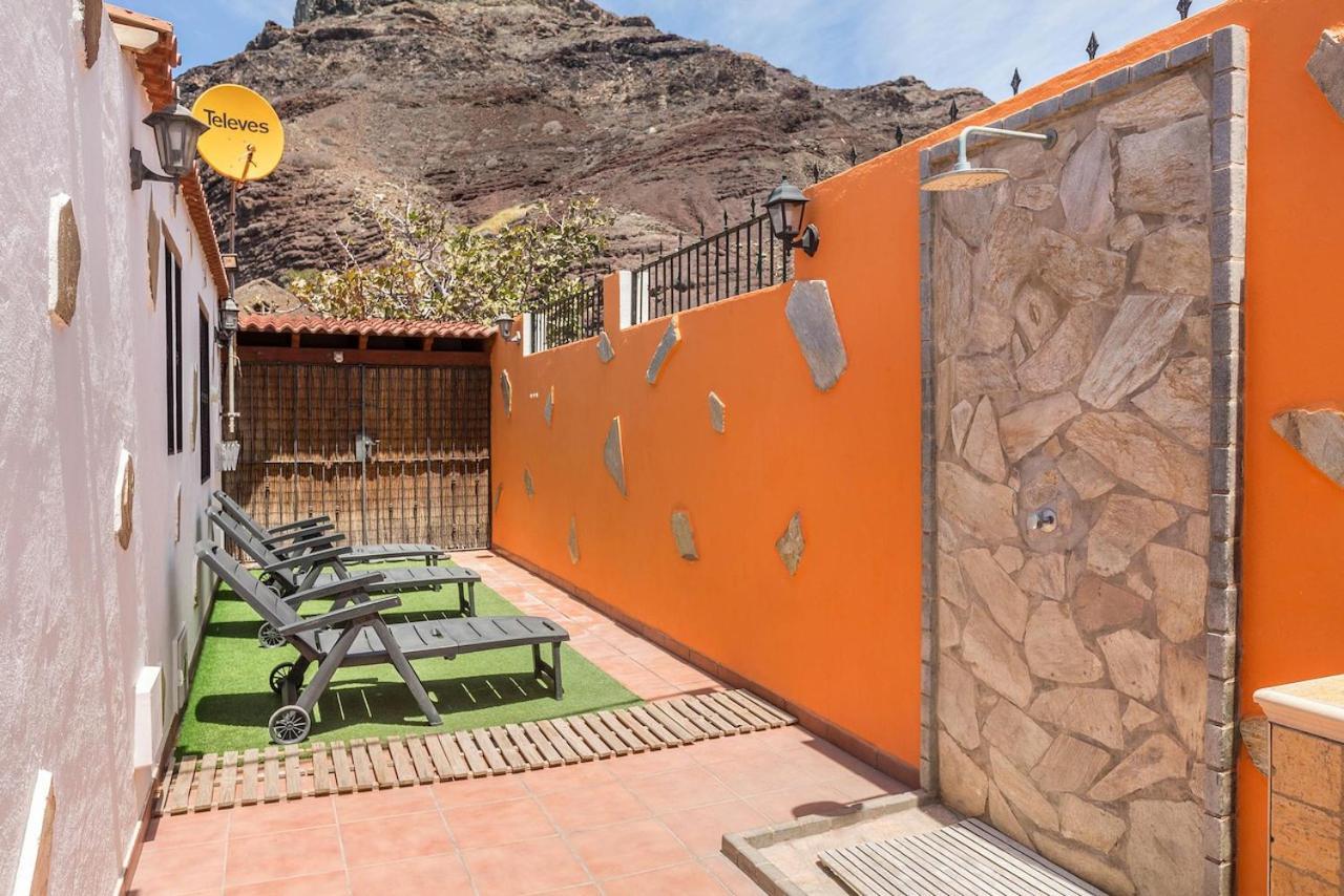 Casa Costera Playa De Tasarte Villa San Nicolás Eksteriør bilde